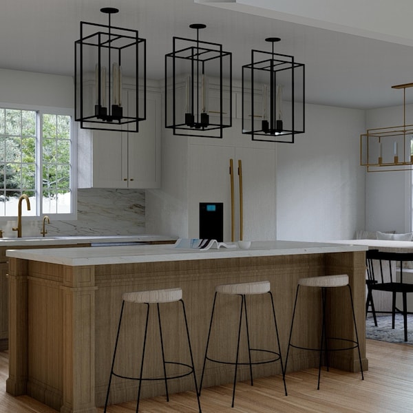 Kitchen Interior Design, Kitchen Renovation, Custom Kitchen Design, 3D ...