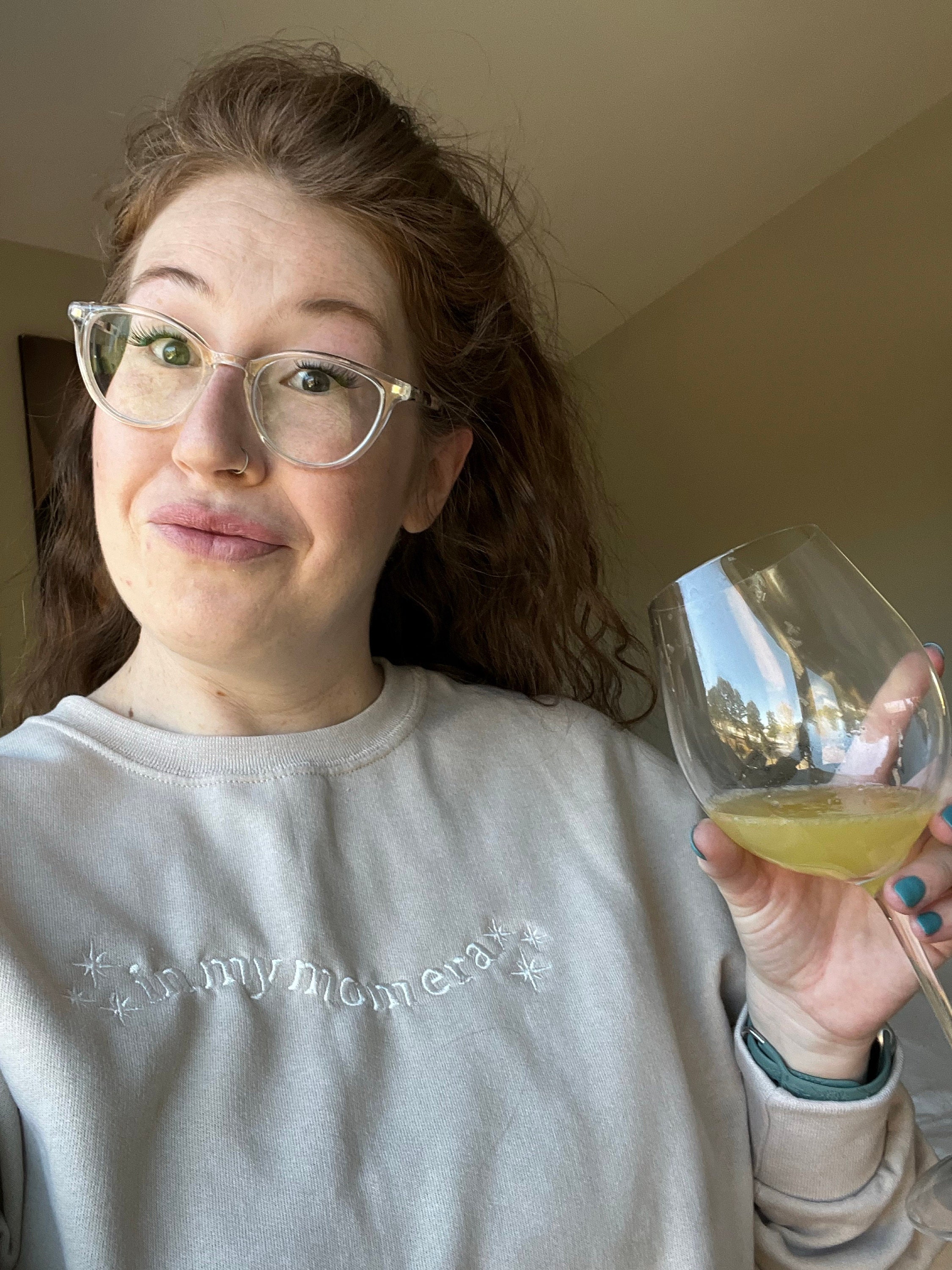 Embroidered In My Mom Era Crewneck || Minimal Crewneck || Mom Sweatshirt || Trendy Mom Apparel || Mother&#39;s Day || Embroidered Pullover