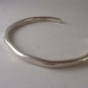 Solid Sterling Silver Cuff Bracelet With or Without Black Patina - Etsy