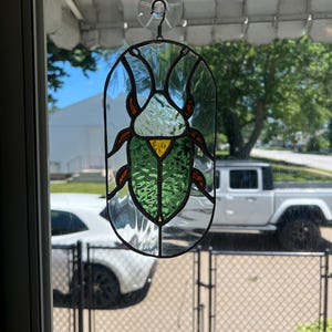 Stained Glass Insect, Stained Glass Beetle Pattern, Digital Download ...