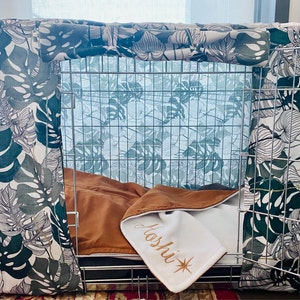 Custom Dog Crate Cover. Aesthetic Pet Kennel Cover in 6 - Etsy