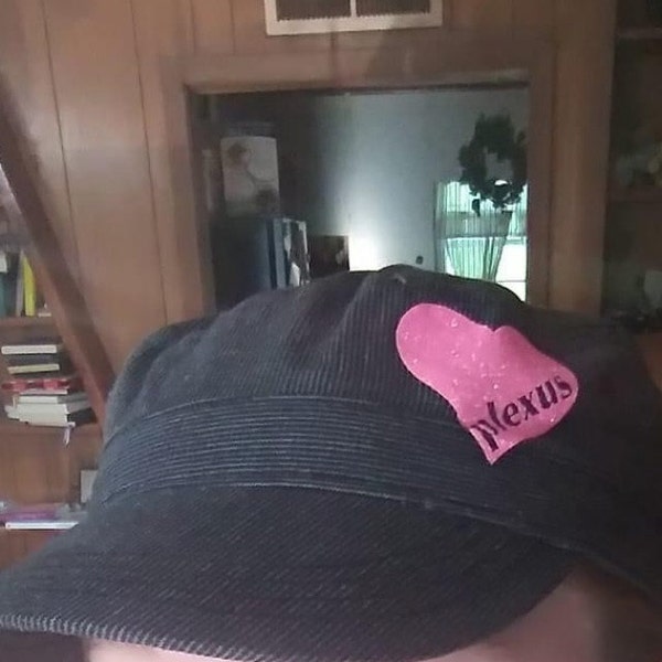 PURPLE/IVORY HAT - YOU LOOK LIKE YOU LOVE ME