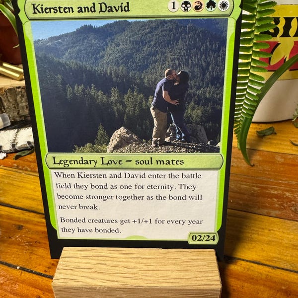 Anime Wanted Poster Card , Fully Custom Wanted Card, Wedding Gift ...