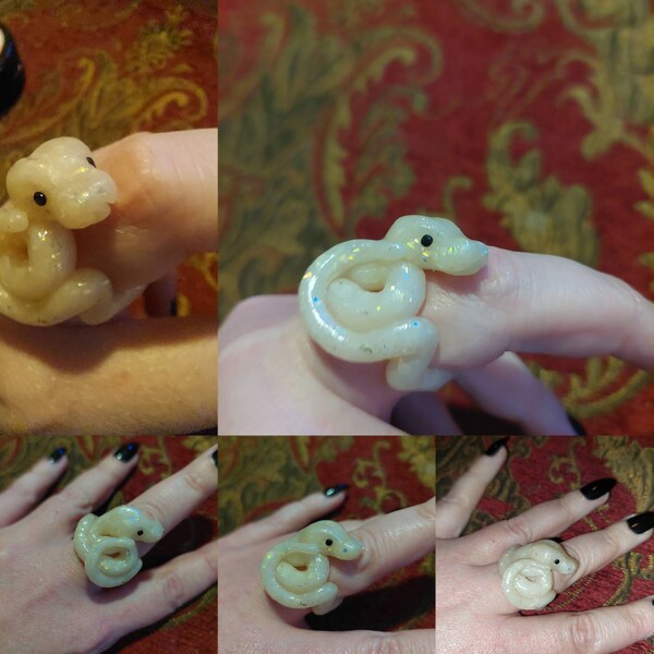 Opal Ball Python Ring - Etsy