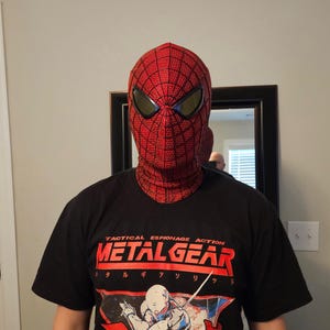 カスタマイズマスク、アメイジングスパイダーマン1、フェイスシェルと