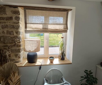 Linen roman blind | heavy linen custom roman shades | Window shades