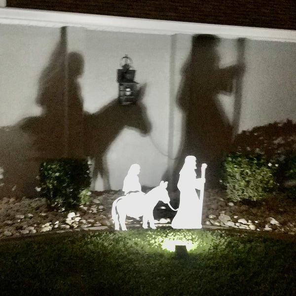 Medium Journey to Bethlehem PVC Yard Display - Etsy