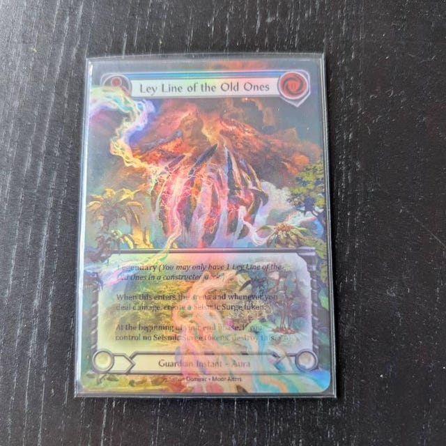 その他 Ley Line of the Old Ones flesh and blood Ley Line of the Old Ones - PROXY - Flesh and Blood TCG - Etsy