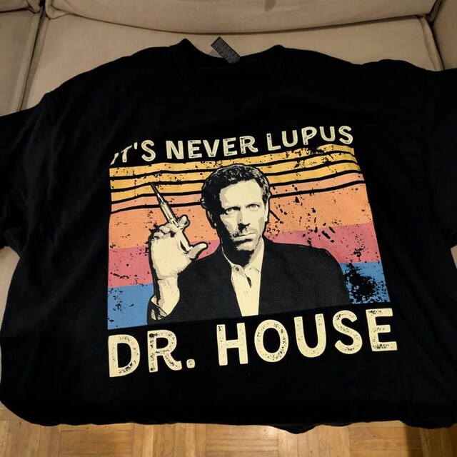 It's Never Lupus Dr House Vintage T Shirt, Hoodie, Sweatshirts - Etsy