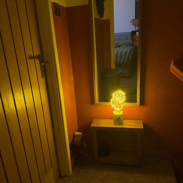 Customer photo accompanying the Bedside Table Narrow review.