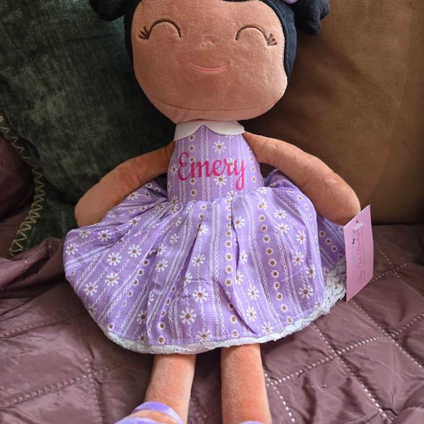 Personalized First Doll, Rag Doll, Custom Rag Doll, Baby Shower Gift ...