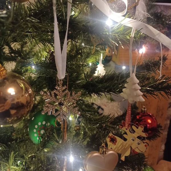 Personalized Christmas Projection Hanging Ornament,family Photo