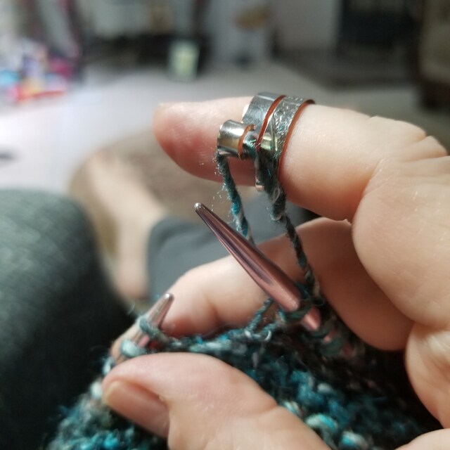 Knitting Tension Rings, Authentic 1 Loop Knitting Crochet Rings