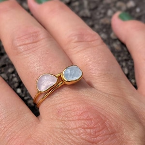 Customer photo from ueckelt, Rainbow Moonstone Ring in for Women, June Birthstone