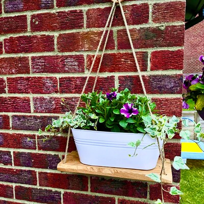 Rustic Wood Double Outdoor Window Box for Herbs and Flowers - Etsy