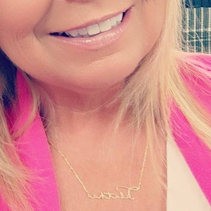 Name Necklace Gold, Nameplate Necklace 14k Solid Gold, Custom Name Jewelry, Gold Filled Name, Mama Necklace, Personalized Name Jewelry, AU20