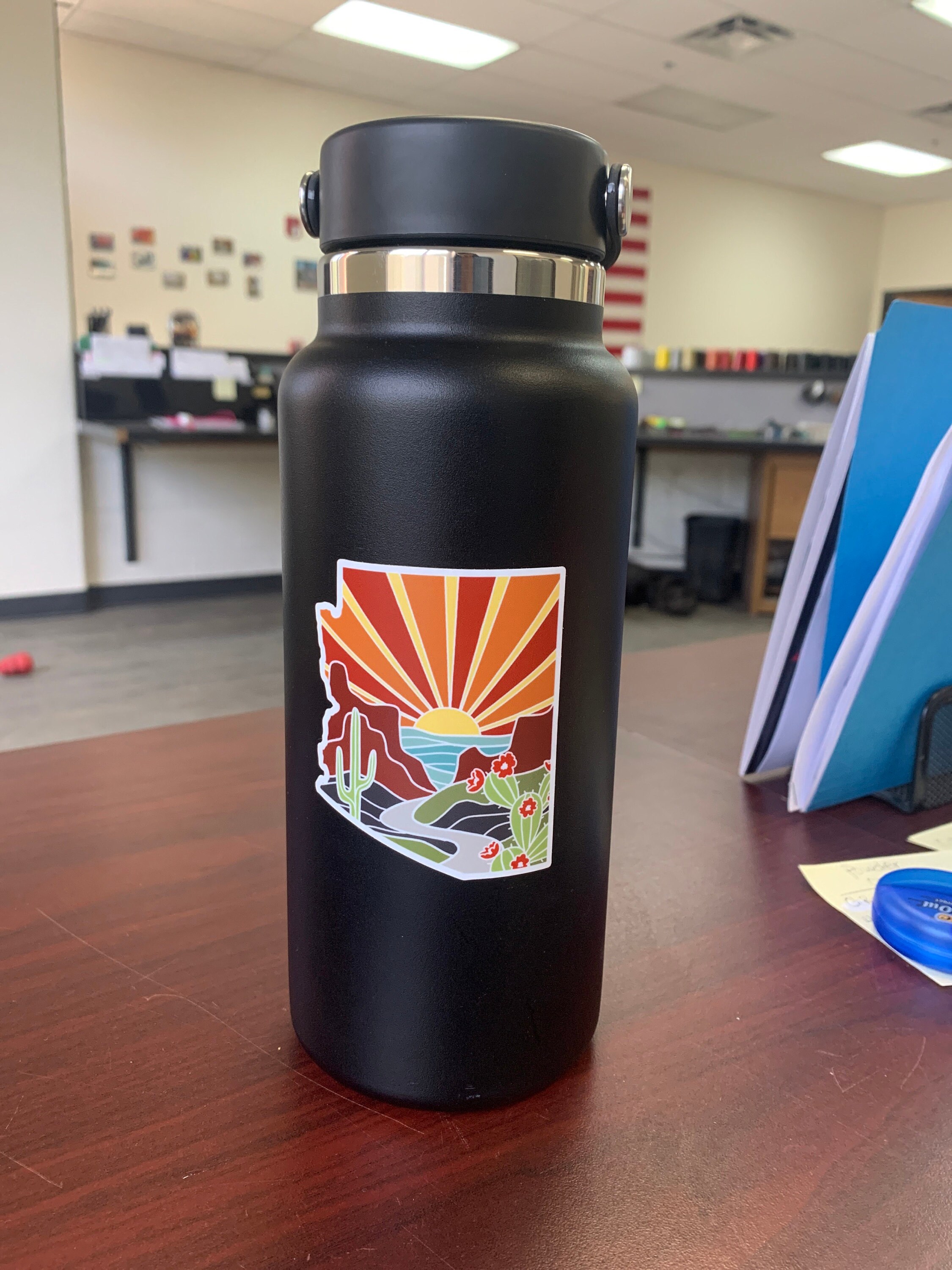 Arizona Durable Sticker | High Quality Bumper Sticker | United States Vinyl Decal | Weatherproof Sticker | Water Bottle Sticker | 3&quot;