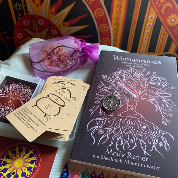 Womanrunes Interpretation Guide, Book AND Card Set (divination, Oracle ...