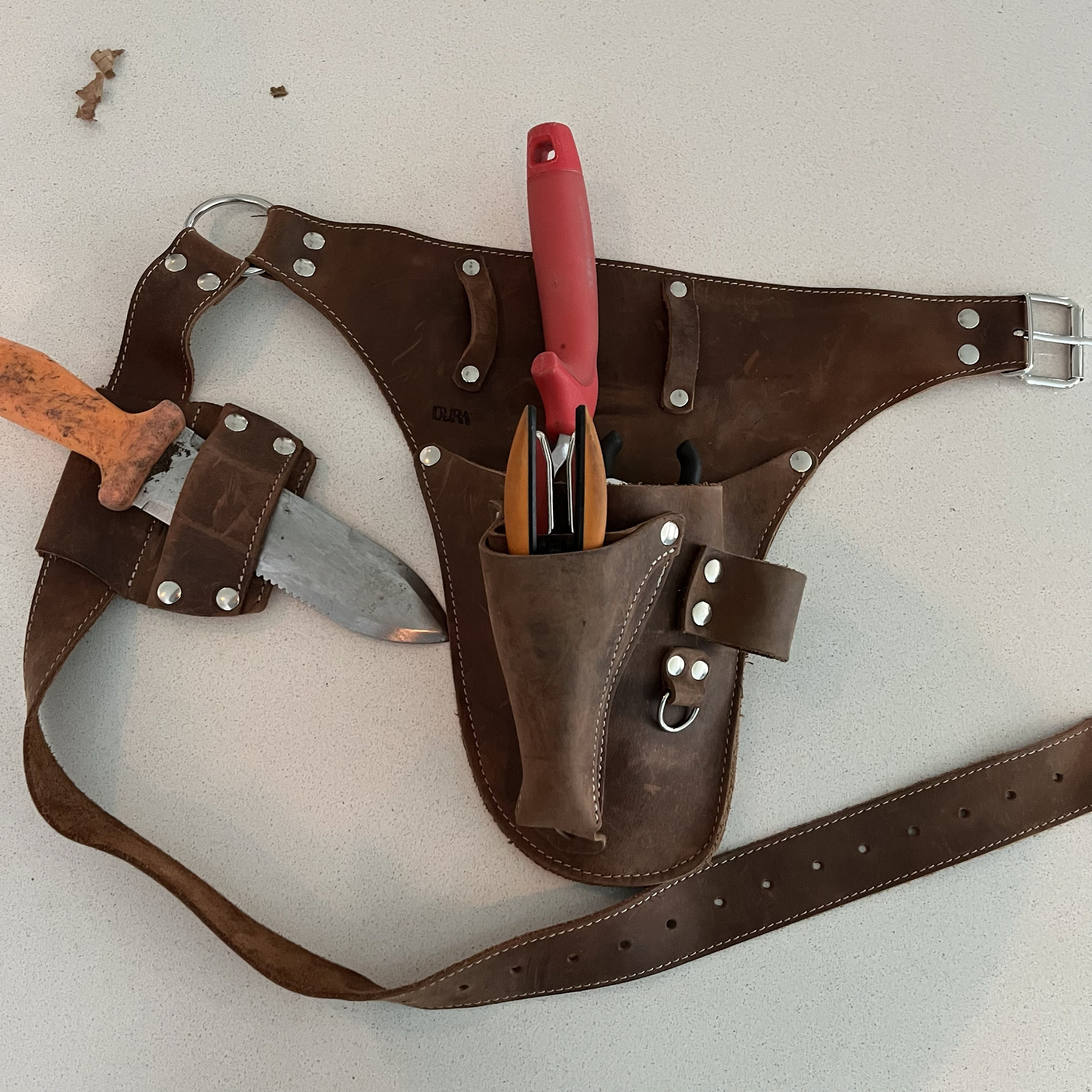 Leather garden Tool Belt. Personalized florist Tool Belt Leather, Gardening Belt, Florist Gift Tool Bag Belt, Farmer Tool Belt Pouch