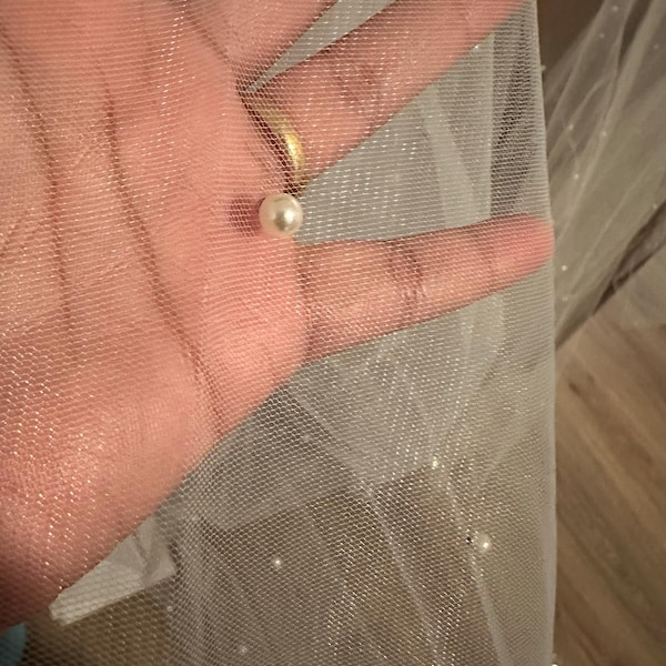 Satin Trim Veil