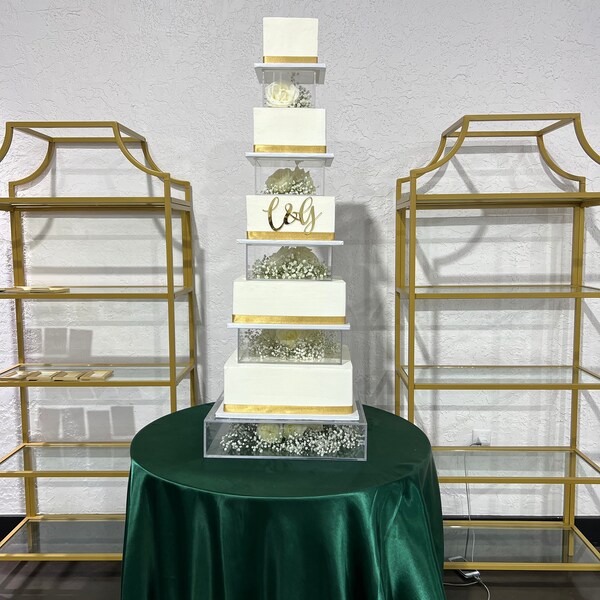 Cake Riser Clear - Clear Cake Stand - Cake Pedestal Acrylic - Acrylic ...