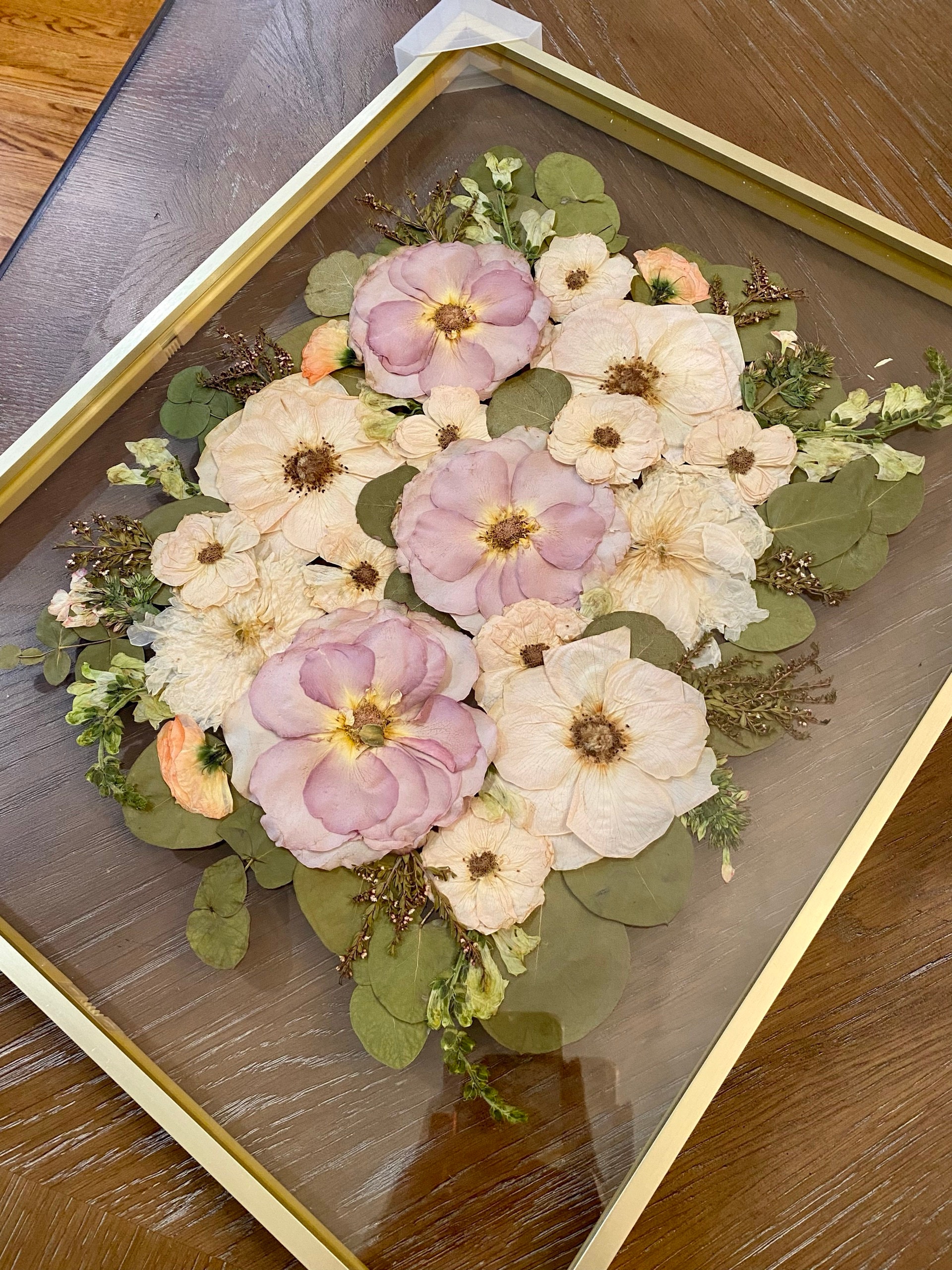 Preserved flowers from Bonnie's etsy review