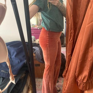 【2plan】Rex velvet flared pants Rag & Bone Bella Velvet Flare Velveteen Leg Pants Size 25