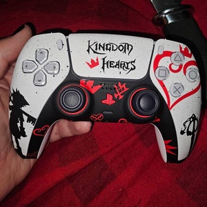 Custom Kingdom Hearts Sora Themed Playstation 5 PS5 Dualsense Wireless  Controller 