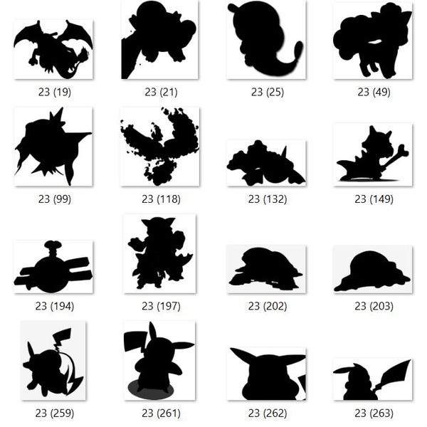 250 First Generation Pokemon Silhouette Clipart Pokemon Clipart Pokemon 250-first-generation-pokemon-silhouette-clipart-pokemon-clipart-pokemon