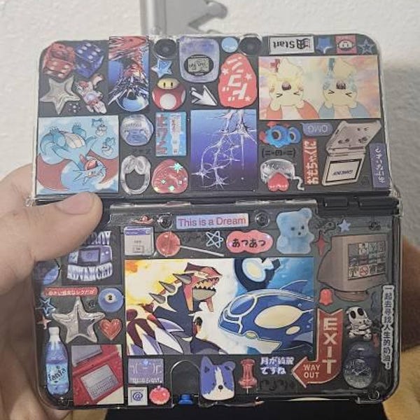 3ds Cover Sticker Custom DS/3DS Sticker Case - Etsy