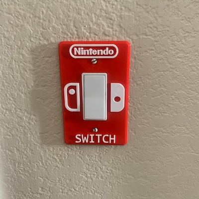 Nintendo Switch Light Switch Plate rocker Switch - Etsy