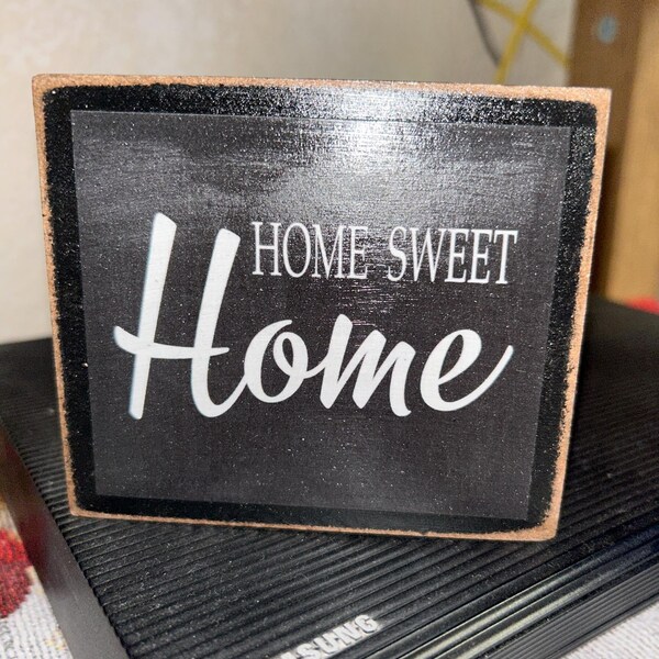 Wood Spring Blocks, Reversible Sign, Spring Decor, Spring Decoration ...