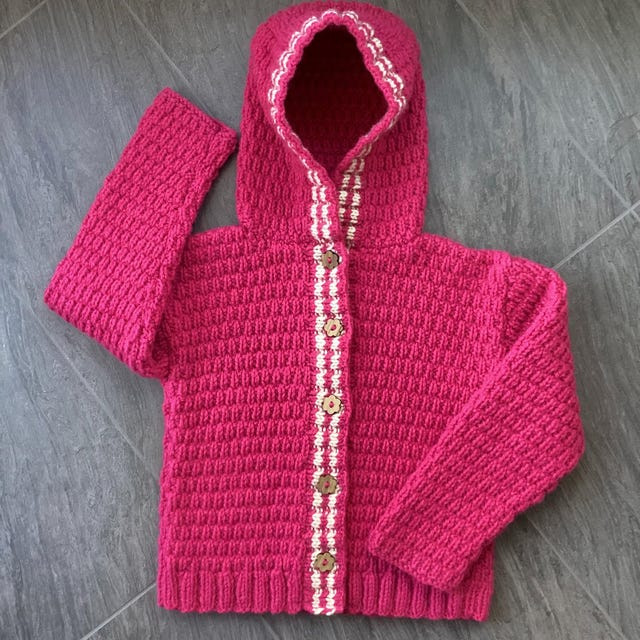 Baby Boy/ Girl Hooded Jacket/cardigan/hoody With Ears - DK