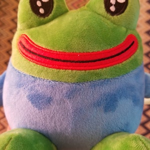 MizKif Pepe Frog Plushie | Etsy