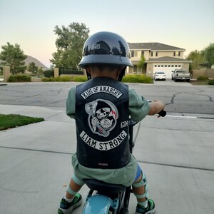 KIDS OF ANARCHY レザーベスト（パッチセット付き） サンズ・オブ