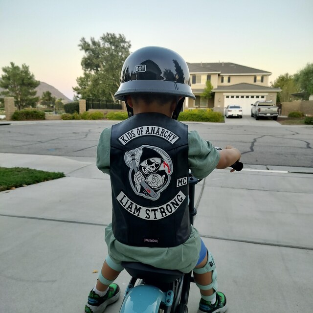 KIDS OF ANARCHY レザーベスト（パッチセット付き） サンズ・オブ
