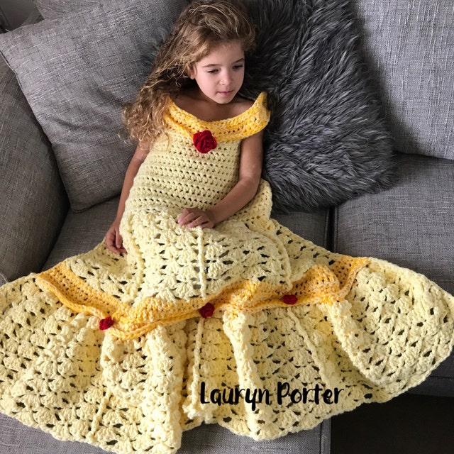 white christmas dresses Belle Dress Crochet Pattern – The Moule Hole main image 1