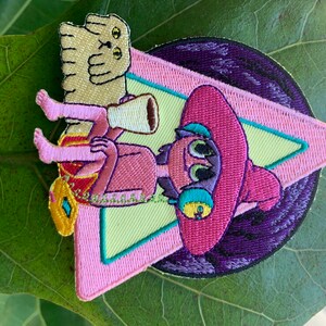in space Carry Clancy around everywhere with this HOLOGRAPHIC ironsew on patch 3 The Midnight Gospel Clancy on a patch..