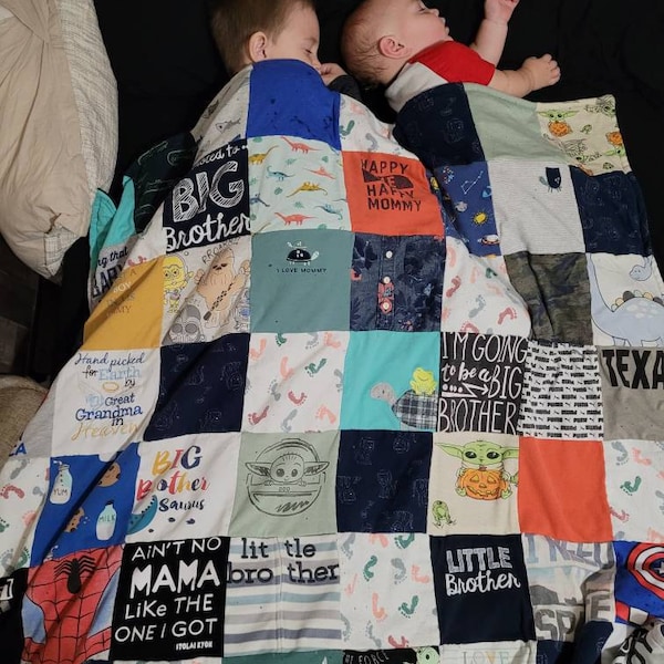 Custom Baby-toddler Clothes Blanket - Etsy