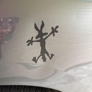 Wile E. Coyote Splat Image in Road Runner Decal - Etsy Canada