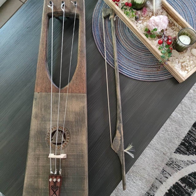 Tagelharpa タールハルパ Talharpa 北欧　民族楽器ヴァイキング Tagelharpa Viking Violin Talharpa Jouhikko Bowed Lyre - Etsy