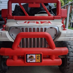 Mini Jurassic Park License Plate for 