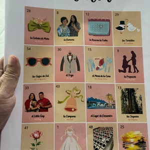 30 Tablas - INSTANT DOWNLOAD - Wellness Loteria - English & Spanish - Etsy