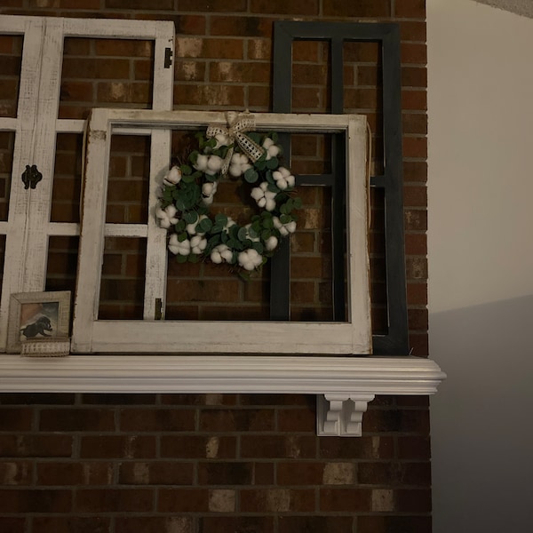 Reclaimed Wood Window Frame: Farmhouse Wall Decor - Etsy
