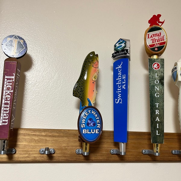 Tap Handle Rack Tap Handle Wall Display (rack) - Holds 6 Tap Handles - 24