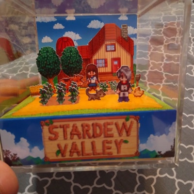Stardew Valley Diorama Cube template - Etsy