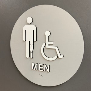 Unisex Restroom Sign Unique Bathroom Decor Modern Interior | Etsy