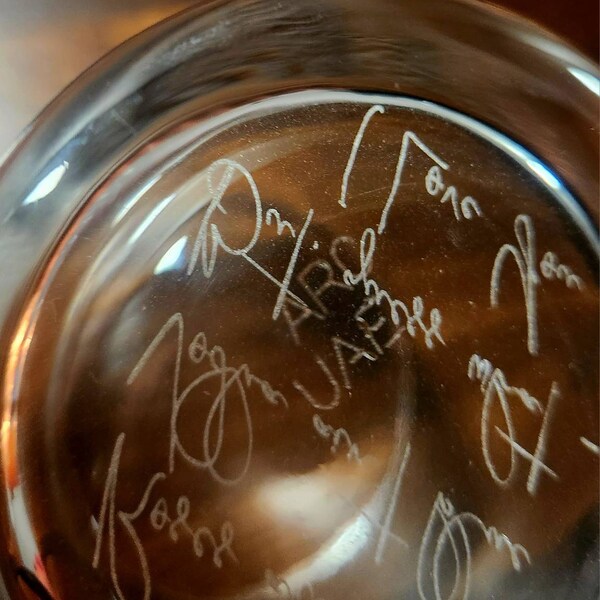 Custom Whiskey Glass Gift Personalized Engraved Whiskey Glass, Handwriting Custom Cup, Engrave ...