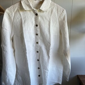 Linen Collar Shirt MARLE - Etsy