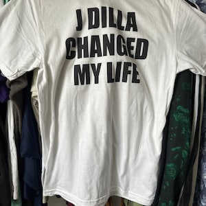 J Dilla Changed My Life T-shirt, Hip Hop Fan Merch - Etsy